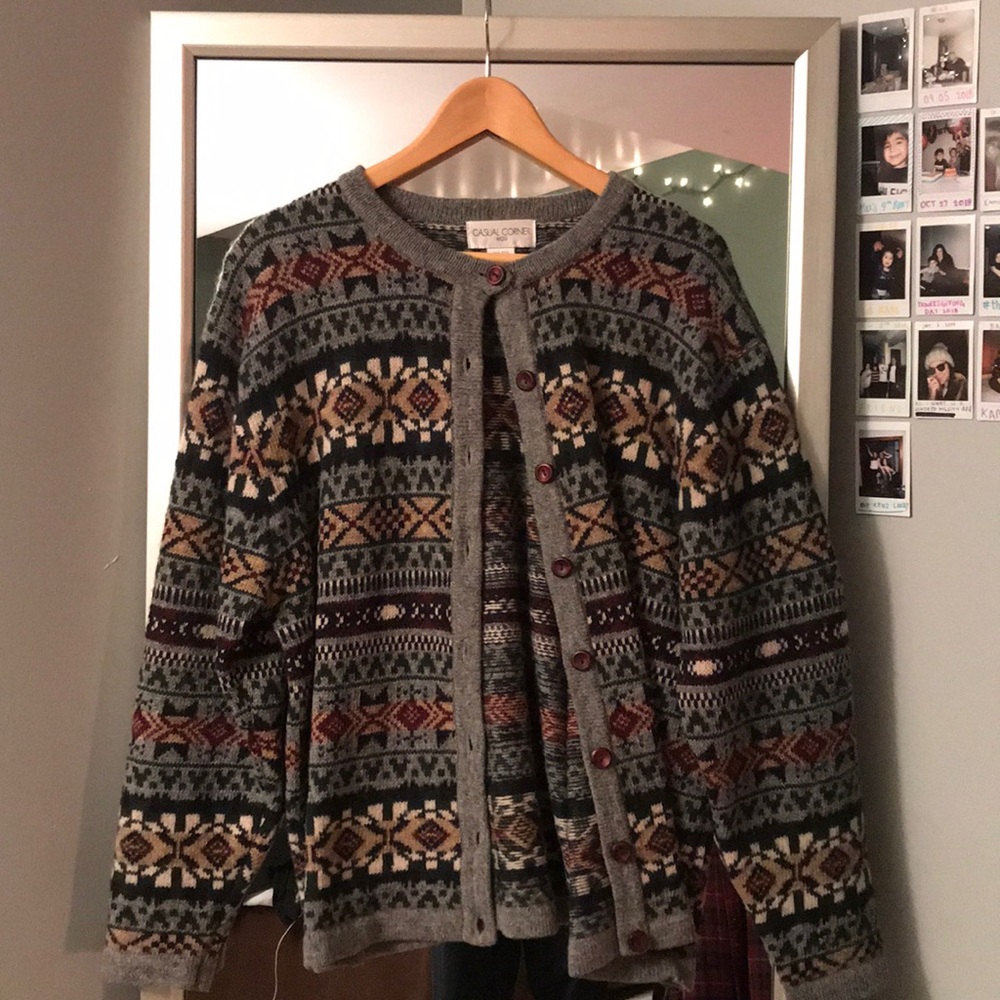 100% Wool cardigan